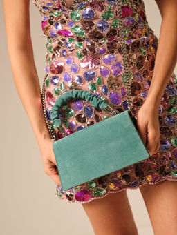 Сумка замшевая Deboro 30715 минт