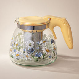Чайник заварочный 900 мл AGNESS с фильтром "Васильки" арт. 885-111