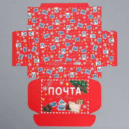 Коробка складная Почта, 21 15 5 см - Дарите счастье фото 7