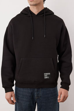 TRENDYOL MAN Beyaz Oversize/Genis Kesim Kapusonlu Etiketli Ici Polar/S?cak Tutan Sweatshirt TMNAW21SW2005 - Trendyolmilla фото 69