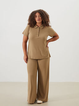 Beli Lastikli Geni? Pa?a Kad?n Pantolon