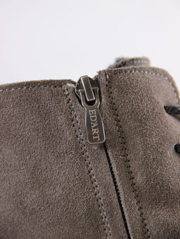 Босоногие ботинки EDART 351.NATAbl.Серый замок замша/шерсть