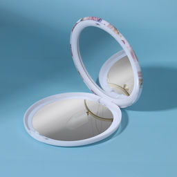 Цена за 2 шт. Зеркало складное Сладости, d=7.5 см, рисунок МИКС