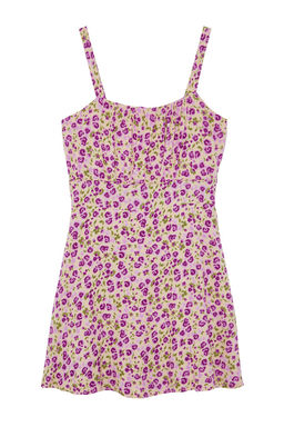 TRENDYOLMILLA Cok Renkli Desenli Mini Dokuma Tulum TWOSS24TU00046  фото 7