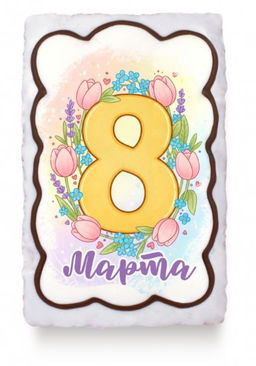 8 ка "Желтая в тюльпанах" (130 гр)