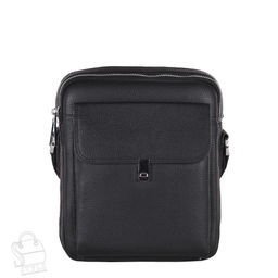 Сумка мужская кожаная 2604H black Heanbag