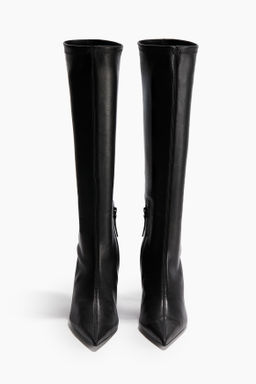 Botas calcet?n de piel con tac?n - H&m фото 4