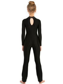 7955 Комбинезон с длинным рукавом, воротник стойкой, из бифлекса