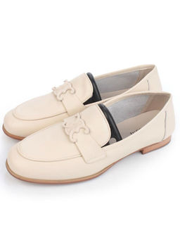 06-PDJ70-2 BEIGE Туфли женские (натуральная кожа)