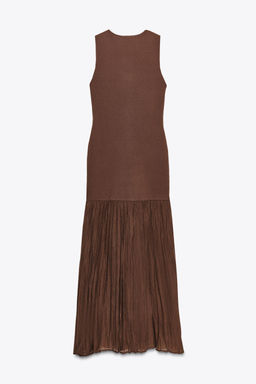 CONTRAST KNIT DRESS - Zara фото 7
