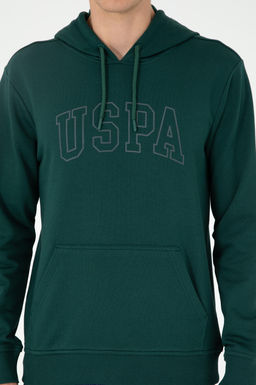 Мужской темно-зеленый базовый свитшот Неожиданная скидка в корзине - U.s. polo assn фото 6