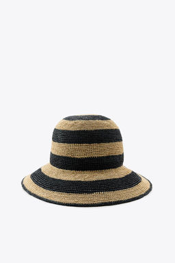 STRIPED BUCKET HAT - Zara фото 2