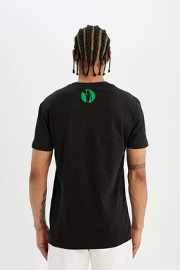DeFactoFit Футболка стандартного кроя NBA Boston Celtics с круглым вырезом из плотной ткани с короткими рукавами фото 6