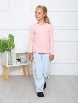 ДЖ056 Джемпер Школа (пудровый) - Милаша фото 2