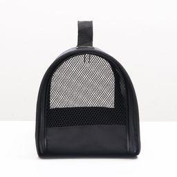 Сумка - переноска для животных Карпетбеггер с окном, 32,5 х 19,5 х 19,5 см, синяя - Пижон фото 5