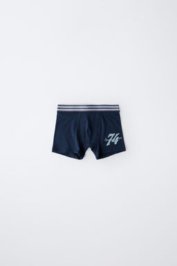 AGES 6-14 / PACK OF FIVE PAIRS OF STRIPED AND NUMBERED BOXERS - Zara фото 3