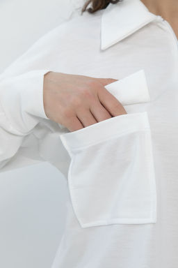 Поло рубашка Алькор (белая) Б13256-10М - Lt collection фото 3