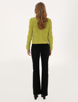 Siyah Flare Fit Jean Pantolon