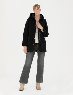 Siyah Kap__onlu Mont - Pierre cardin фото 4