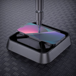 Защитное стекло Hoco A26, для iPhone 13 Pro Max, с защитной сеткой для микрофона, чёрное