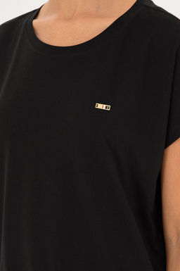 U. S. Polo Assn / Женская черная футболка - U.s. polo assn фото 7