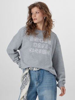 Свитшот женский с надписью Amour cafe creme - Mark formelle фото 6