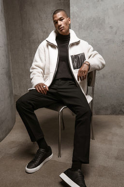 Chaqueta de borreguito Loose Fit - H&m фото 2