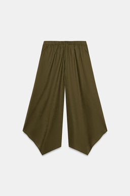 PANTAL?N CULOTTE ASIM?TRICO / Khaki