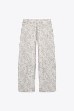 ZW COLLECTION MID-WAIST BALLOON JEANS - Zara фото 8