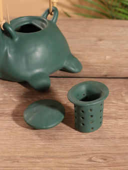 Чайник заварочный Черепаха, керамика, зелёный - Simaland фото 5
