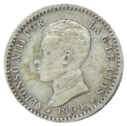 50 сентимо 1904 года Испания