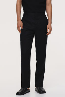 Pantal?n de traje en lino Slim Fit - H&m фото 8