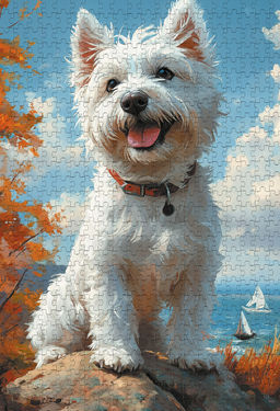 ФРЕЯ Пазл 500 элемент. PZL-500/96 Вест-хайленд-уайт-терьер