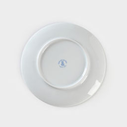 Цена за 2 шт. Тарелка новогодняя Добрушский завод Зимний лес, d=20 см, фарфор, белая