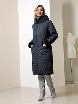 25402 Пальто т.синий