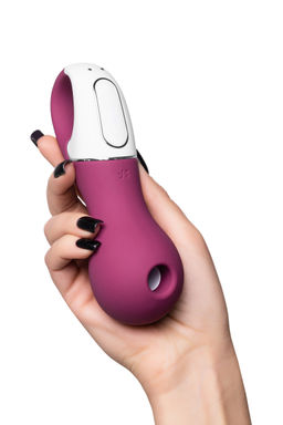 Вакуум-волновой бесконтактный стимулятор клитора Satisfyer Lucky Libra, силикон, красный, 15,7 см  фото 8