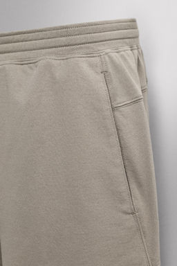 PANTALONES CORTOS TRAINING MEZCLA ALGOD?N 9 / Blanco - Zara фото 8