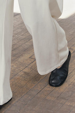 COTTON STRAIGHT-LEG TROUSERS - Zara фото 27