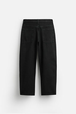 TAPERED FIT WIDE-LEG JEANS - Zara фото 6