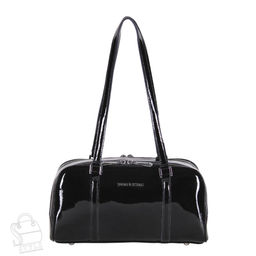 Сумка женская кожаная 5113P black Polina&Eiterou  в Новосибирске