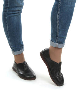 03-5915 BLACK Полуботинки женские (натуральная кожа)