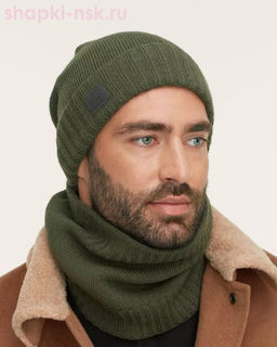 LL 131 PE 131 Комплект мужской флис (шапка+снуд) (57-59)