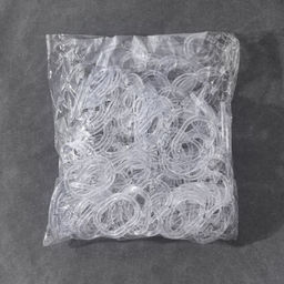 Цена за 120 шт. Кольцо для карниза, овальное, 55×36, толщина 5 мм, прозрачное