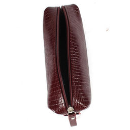 Косметичка Croco-К-721 натуральная кожа (1 отдел), бордо игуана (78) 265362  фото 3