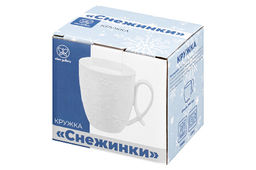 Кружка 300 мл 11*8*9,5 см Снежинки - Elan gallery фото 30