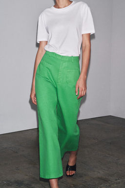 BASIC COTTON T-SHIRT - Zara фото 6