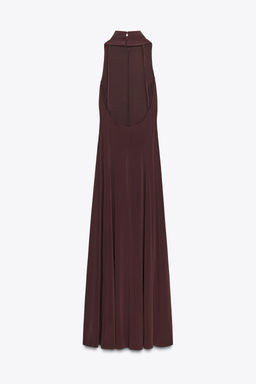 LONG OPEN BACK DRESS - Zara фото 5