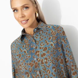 Рубашка шёлковая, Лабиринт обещаний (модная) - Charutti фото 3