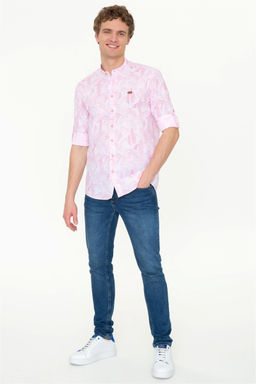 U. S. Polo Assn Мужская пудровая рубашка с длинным рукавом - U.s. polo assn фото 12