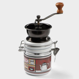 Кофемолка ручная Доляна «Латте», 17×12.2 см, керамический механизм